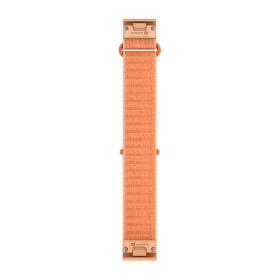 Obrazek 2 dla: Garmin Pasek Fenix 9 (43mm) (Różowy Shell Pink)  QuickFit 20 mm, Krótki, materiałowy ComfortFit, Oryginalny Garmin [0101450611]