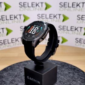 Obrazek 2 dla: Garmin Fenix 9 Standard  47mm Tytanowy w kolorze Carbon Gray z powłoką (DLC) z silikonowym paskiem w kolorze Black [0100476211]