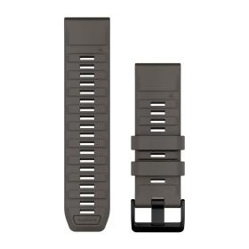 Obrazek dla: Garmin Pasek Fenix 9 (51mm) (Szary Pebble Gray)  QuickFit 26 mm, silikonowy, Oryginalny Garmin [0101456000]