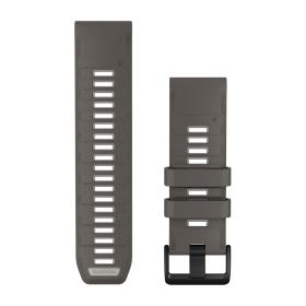 Obrazek dla: Garmin Pasek Fenix 9 (51mm) (Szary Popielaty Pebble Gray / Silver Gray)  QuickFit 26 mm, silikonowy, Oryginalny Garmin [0101451000]