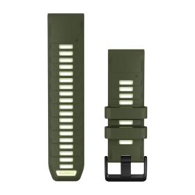 Obrazek dla: Garmin Pasek Fenix 9 (51mm) (Zielony Olive Drab / Citron)  QuickFit 26 mm, silikonowy, Oryginalny Garmin [0101450801]
