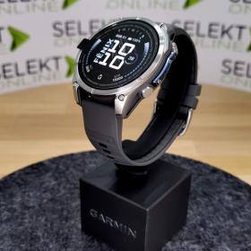Obrazek 2 dla: Garmin Fenix 9 Standard  47mm Tytanowy z silikonowym paskiem w kolorze Pebble Gray [0100476201]