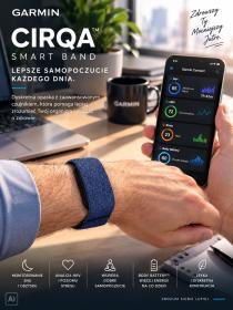 Obrazek 2 dla: Garmin CIRQA Smart Band opaska na nadgarstek z czujnikiem, kolor Captain Blue granatowy, rozmiar LXL [0100467503]